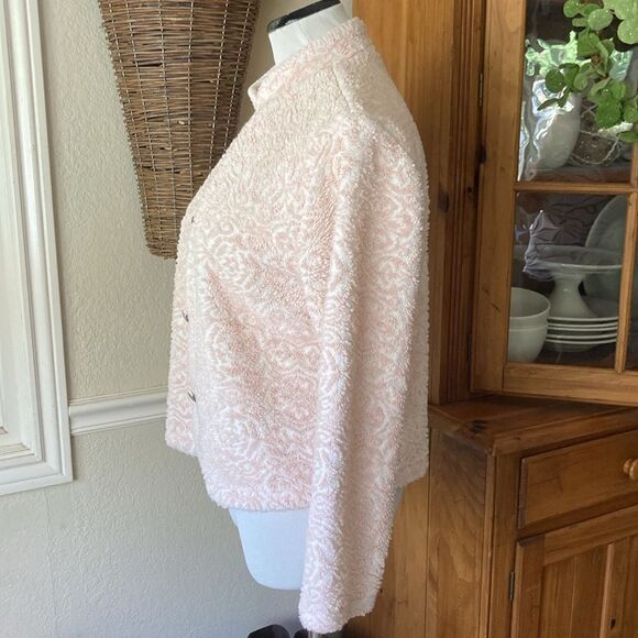 Vintage Coldwater Chenille Button Down Lightweight Jacket Size S Made USA - Picture 5 of 9